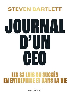 cover image of Journal d'un CEO